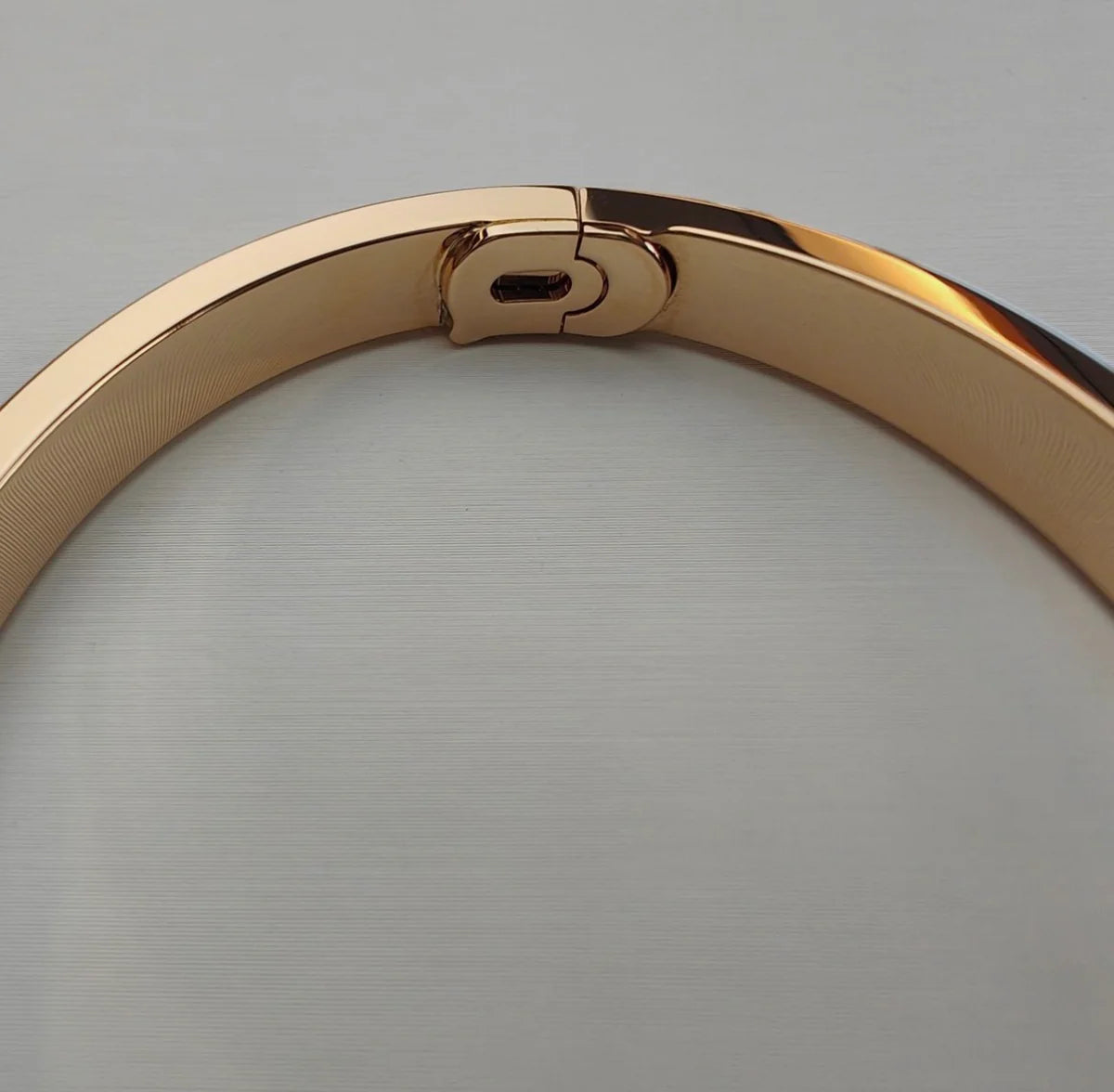 Cartier Love Paved Diamond 18K Rose Gold Cuff Bracelet Size 18