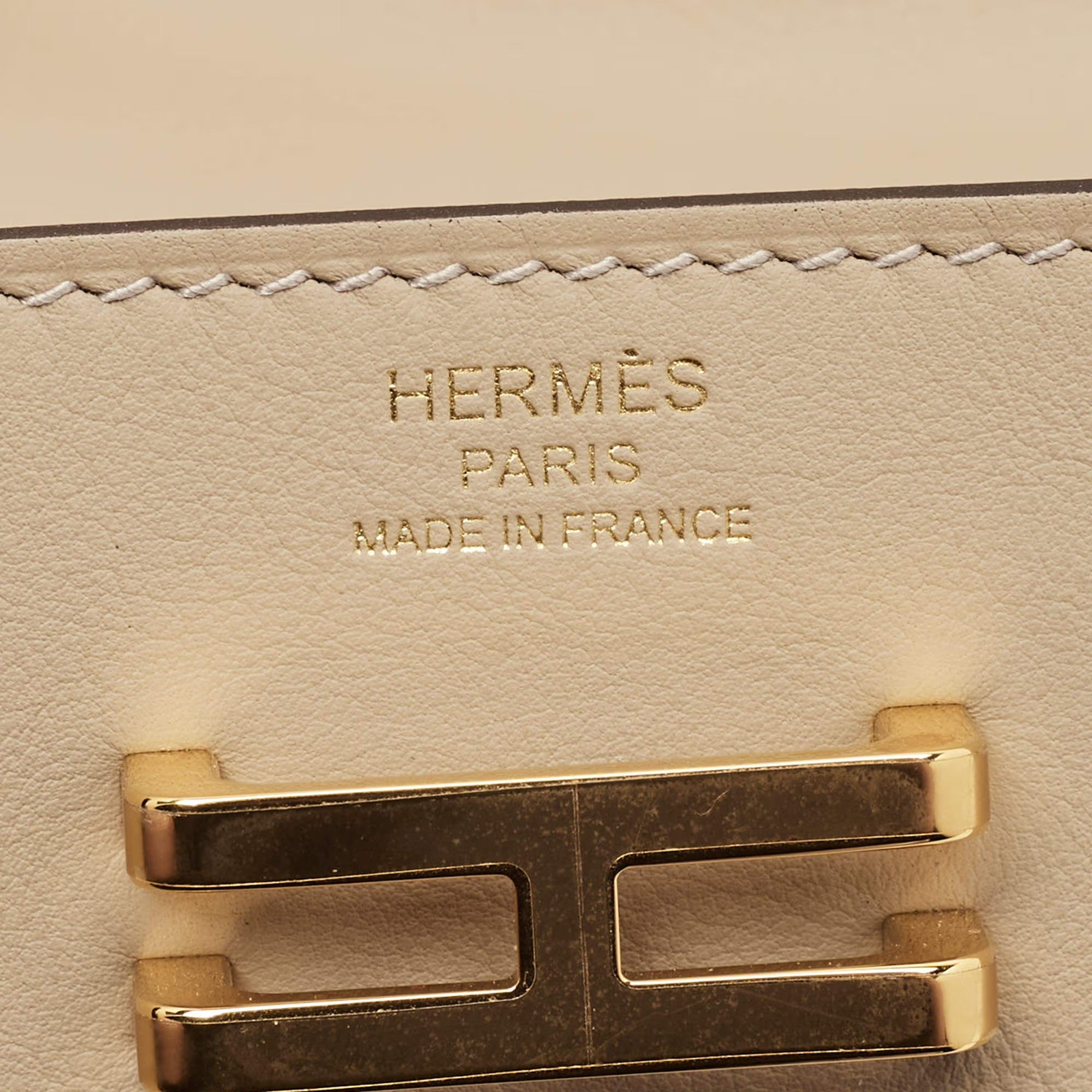Hermes Elan Pocket 24 Trench Swift Leather Belt Bag