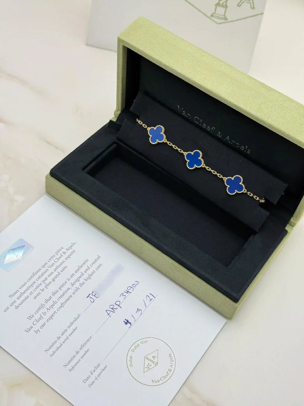 Van Cleef And Arpels Vintage Alhambra Bracelet 5 Motifs
