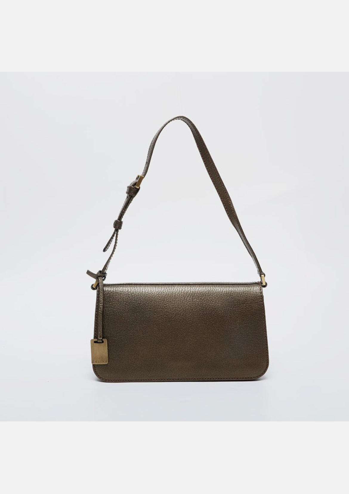CELINE Metallic Mini Shoulder Bag gold
