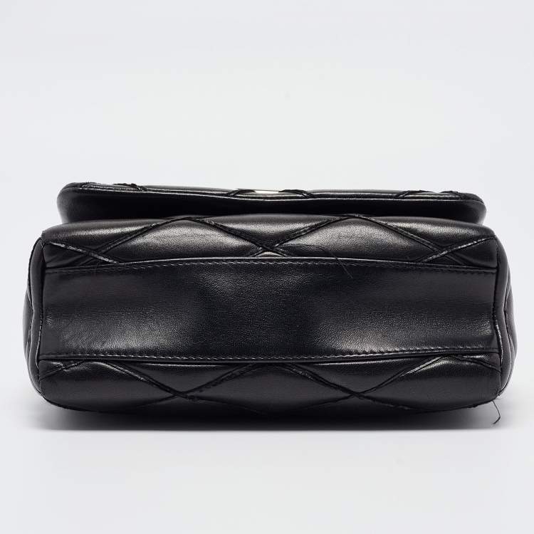 Louis Vuitton Black Malletage Leather GO-14 PM Bag