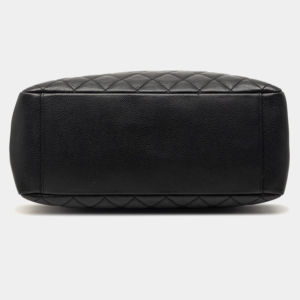 Chanel Black Caviar Grand Shopping Tote