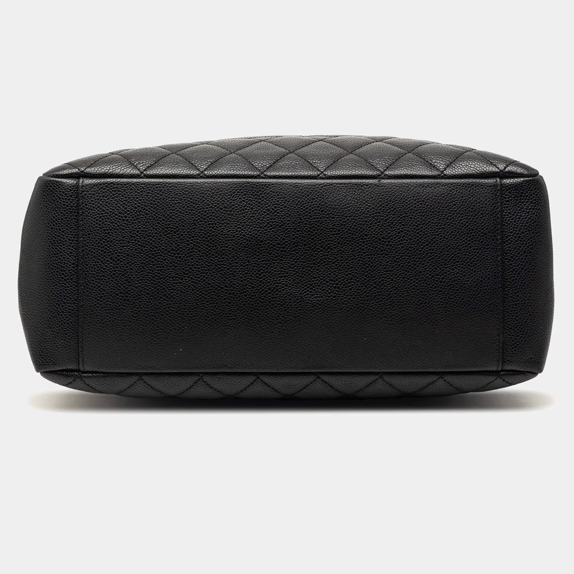 Chanel Black Caviar Grand Shopping Tote