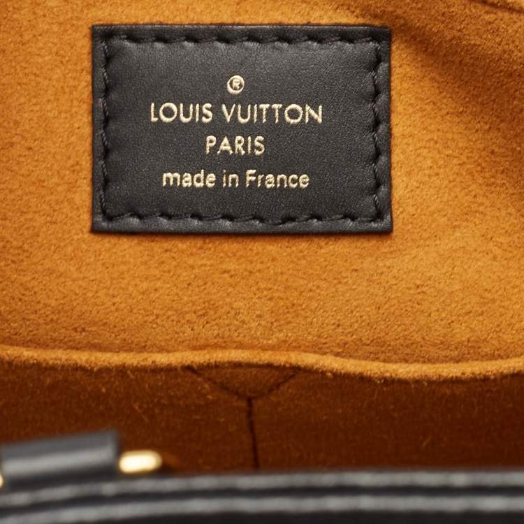 Louis Vuitton Black Monogram Empreinte Leather On The Go GM Bag