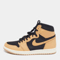 Air Jordans Jordan 1 Retro OG Heirloom Size 44 Beige/Black Leather and Canvas High Top Sneakers