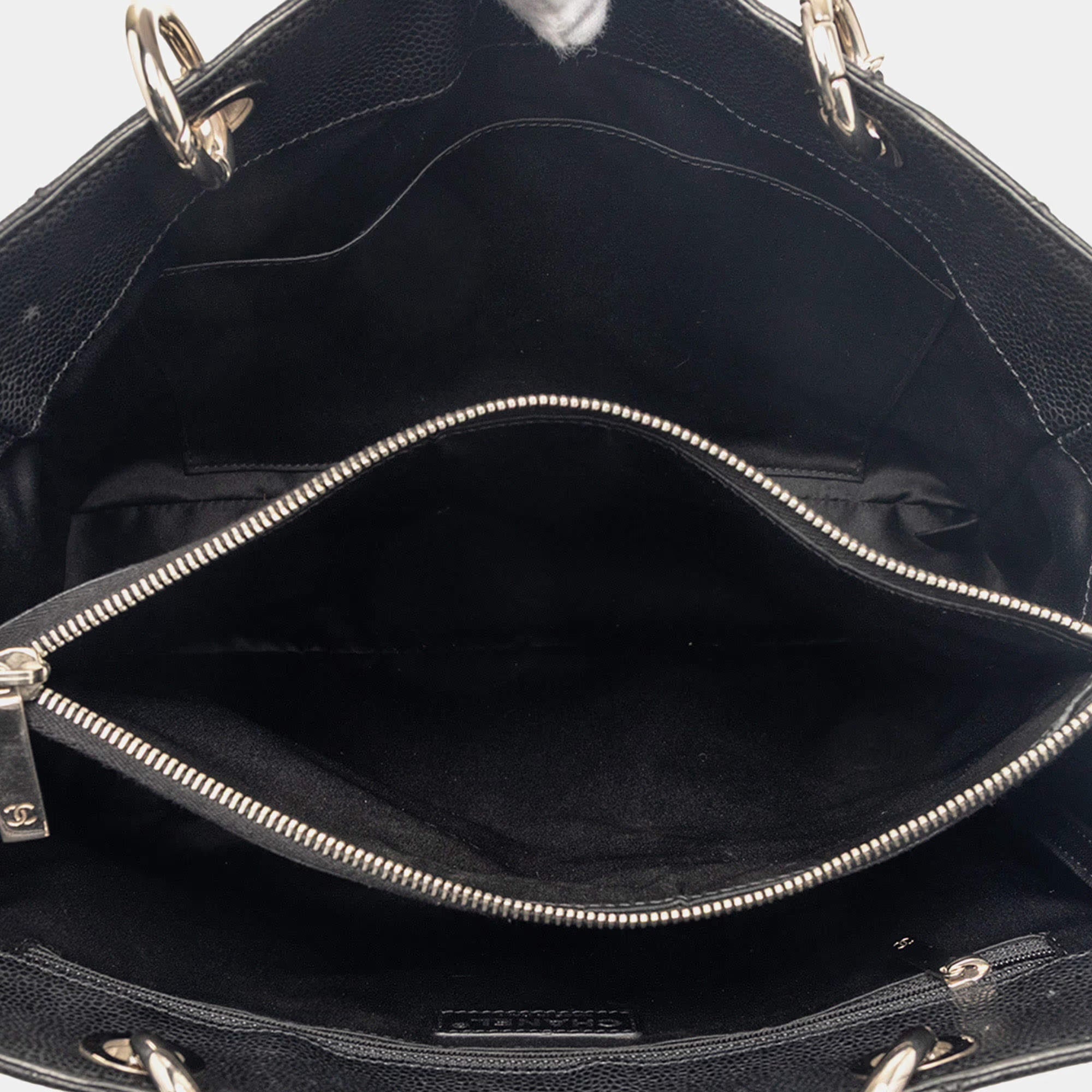 Chanel Black Caviar Grand Shopping Tote