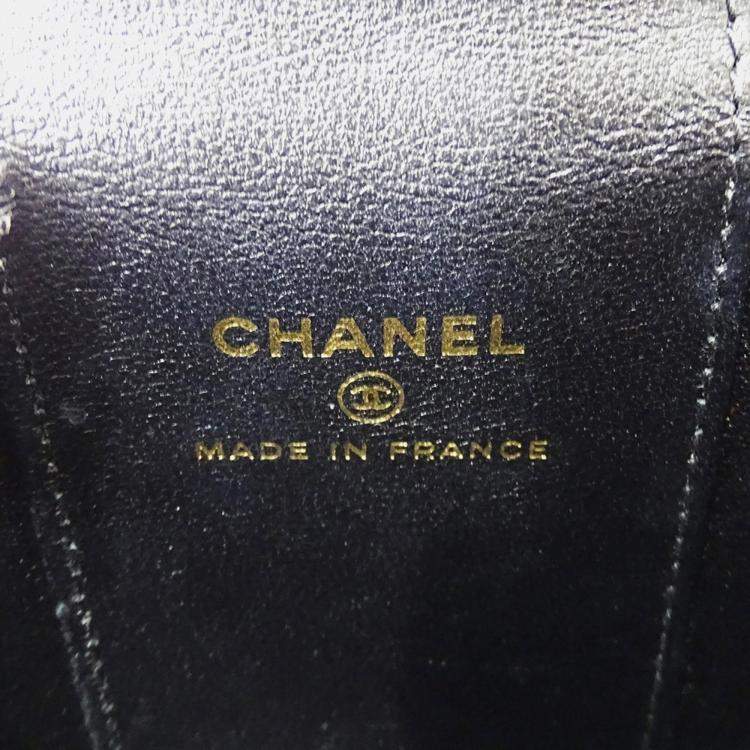 Chanel Coco Casino Black Lambskin Vanity Case