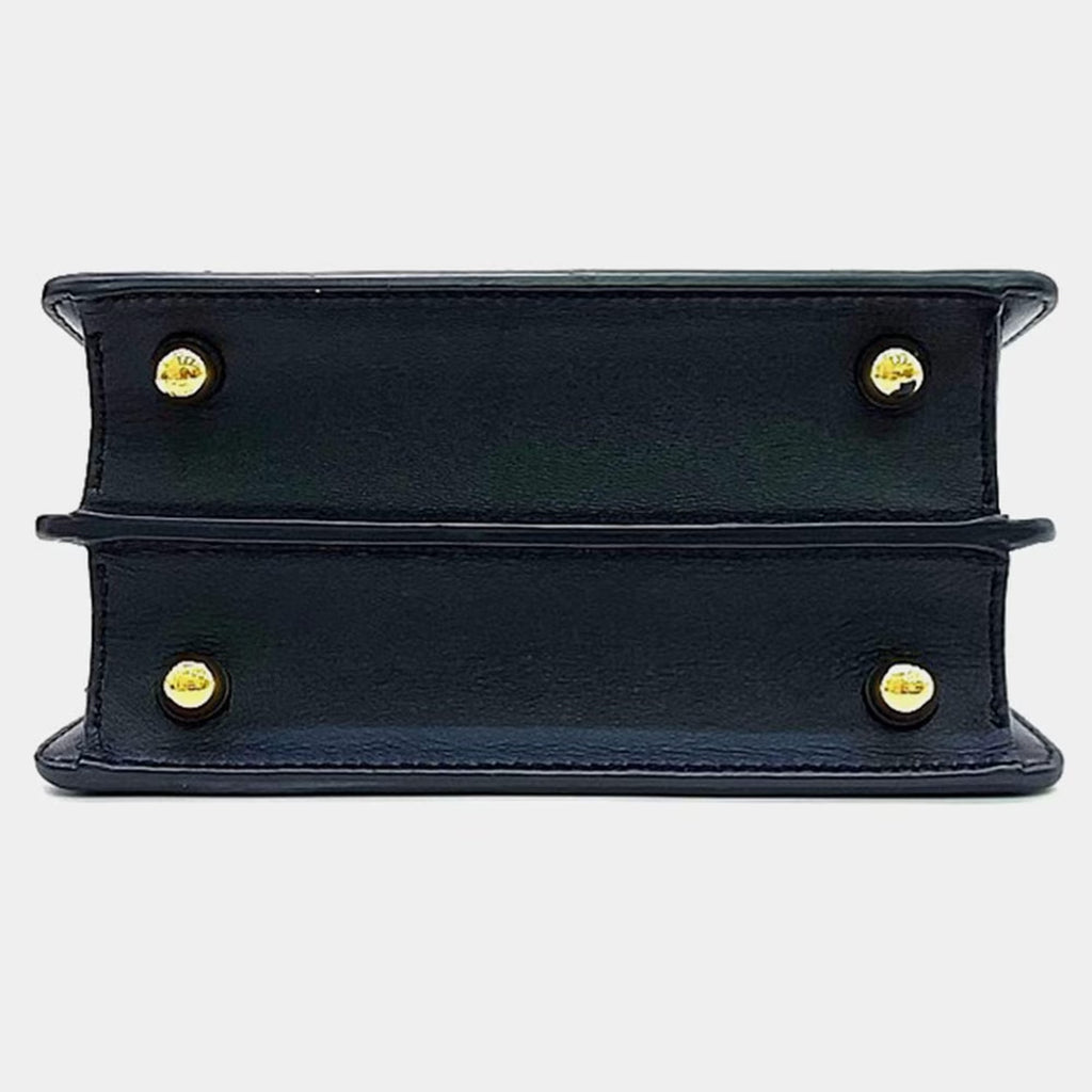 Fendi Black Leather Peekaboo I SEE U Petite