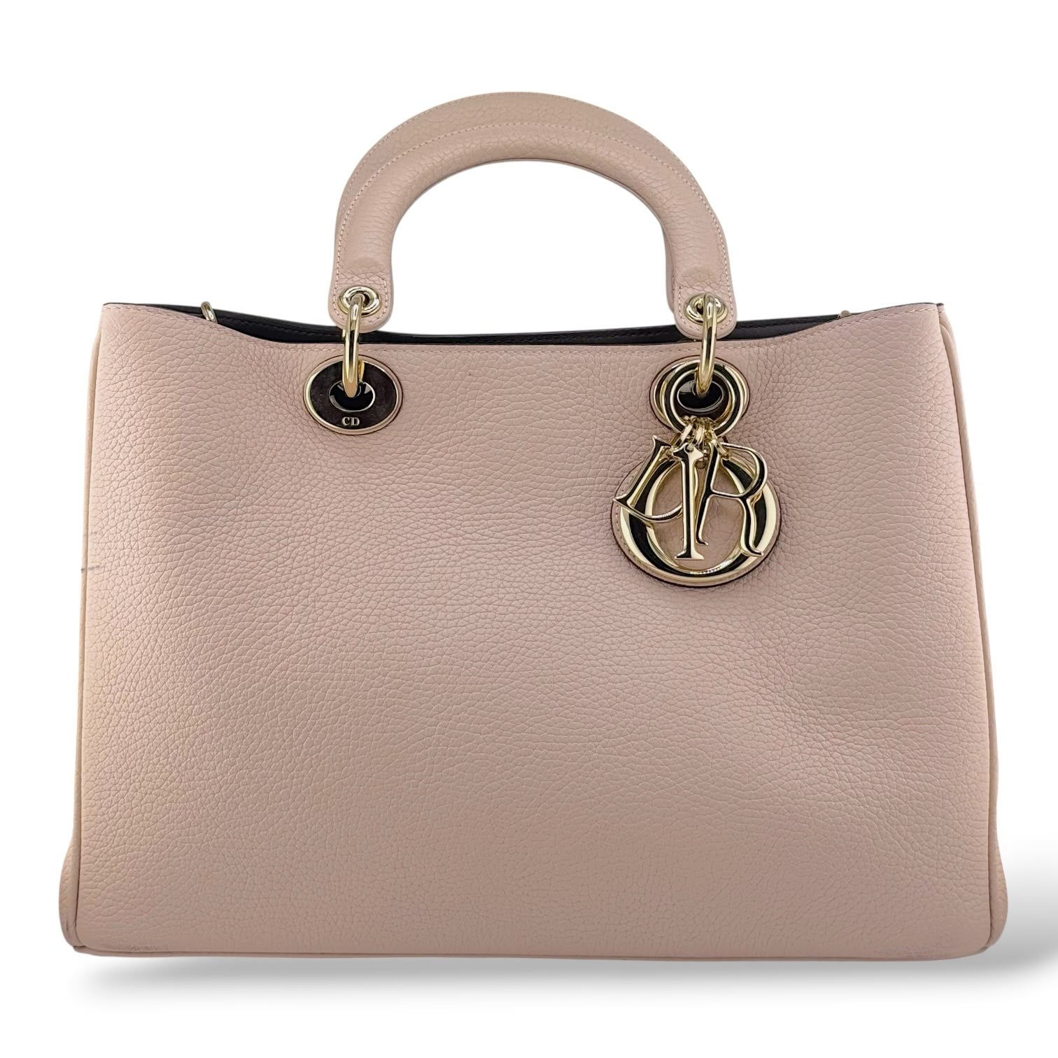 Christian Dior Diorissimo Light Pink Calfskin Tote Bag