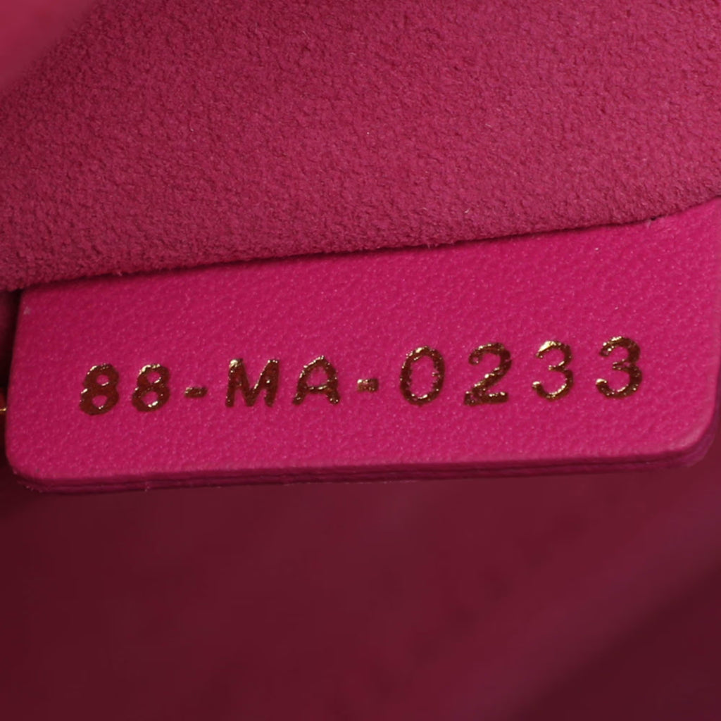 Dior Lady Dior My ABCDior Small Pink Cannage Leather Tote