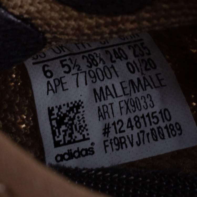 Yeezy x adidas Brown Knit Fabric Boost 350 V2 Earth Sneakers Size 38 2/3