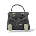 Hermes Kelly Doll Vert Fonce/Vert Peppermint Swift PBHW