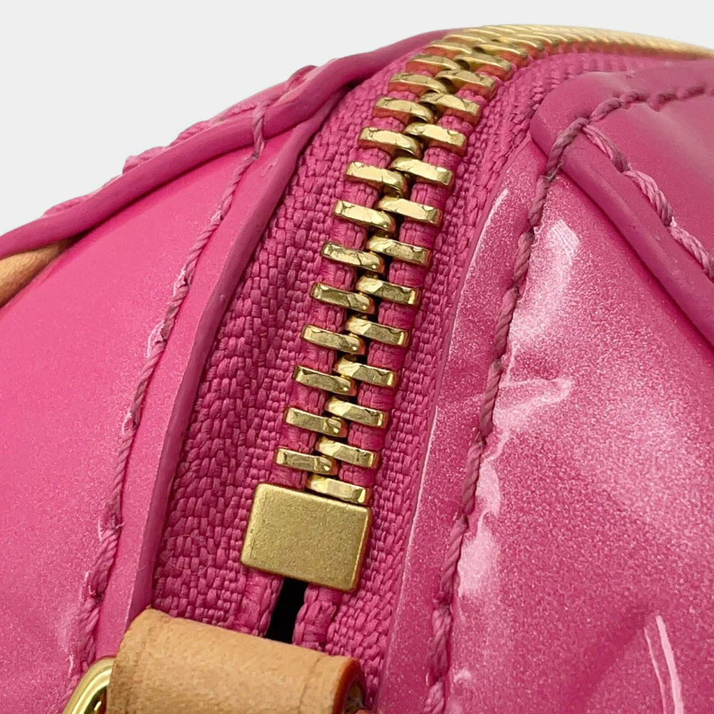 Louis Vuitton Lvremix Collection Nano Speedy Neon Pink Monogram Vernis Leather