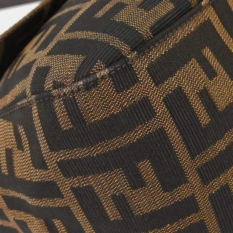 Fendi Brown Canvas Zucca Handbag
