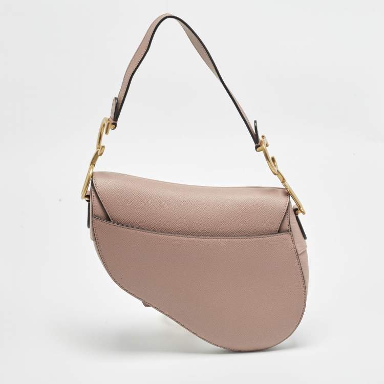 Dior Saddle Dusty Pink Leather Shoulder Bag