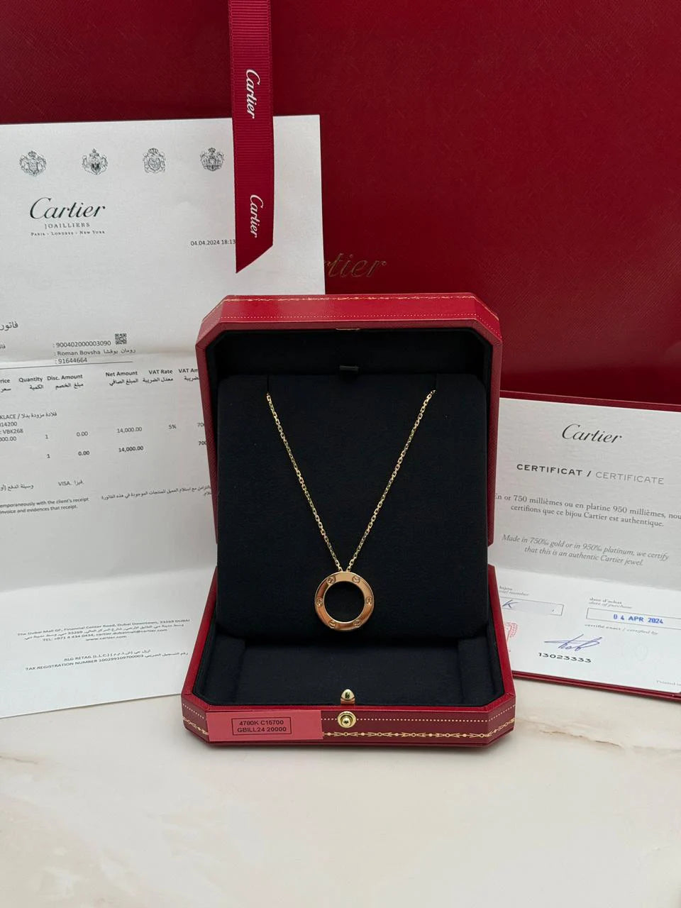 Cartier Love Pendant