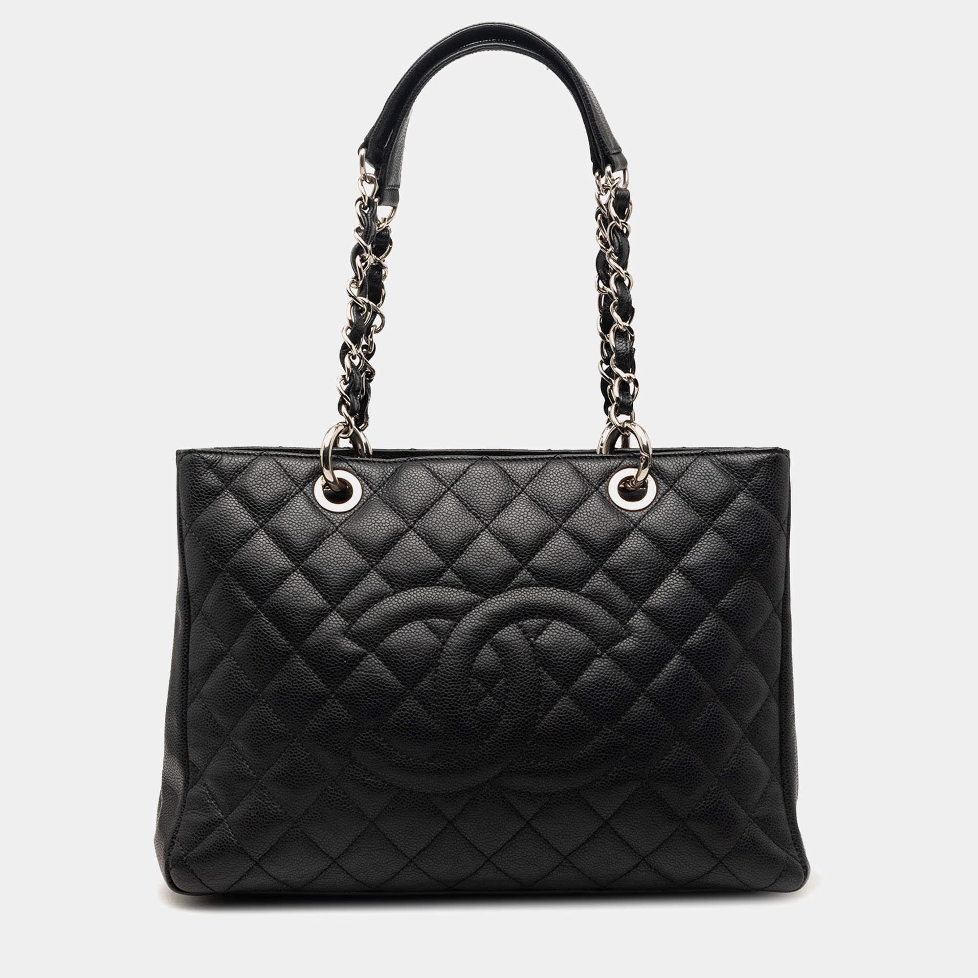 Chanel Black Caviar Grand Shopping Tote
