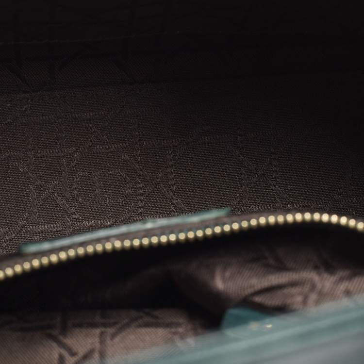 Dior Lady Dior My ABCDior Small Green Cannage Leather Tote