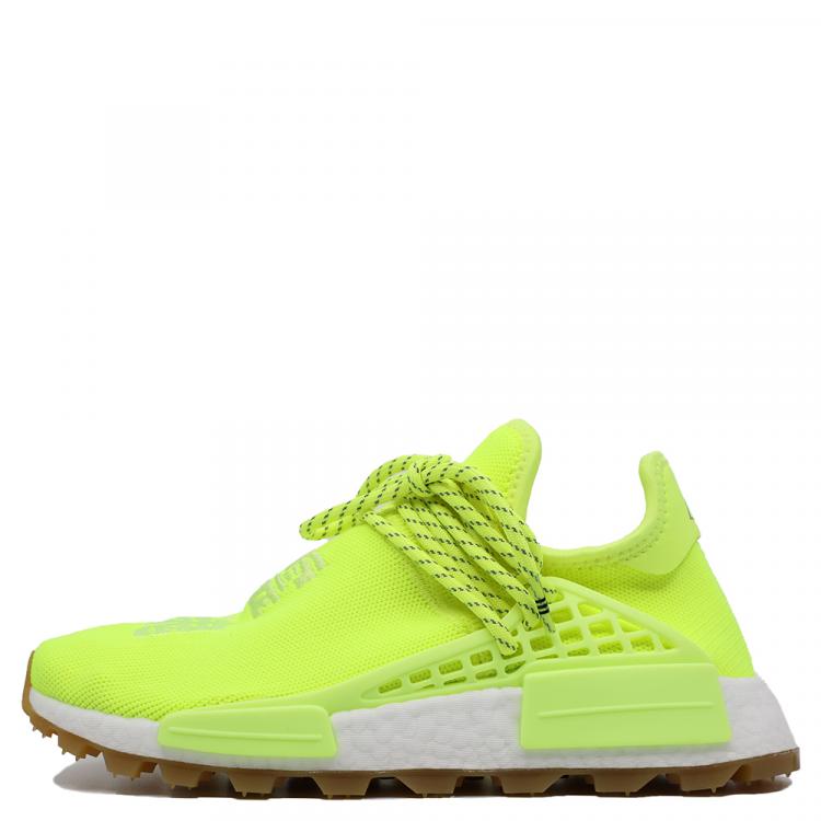Adidas Human Race NMD Solar Yellow Sneakers Size 38