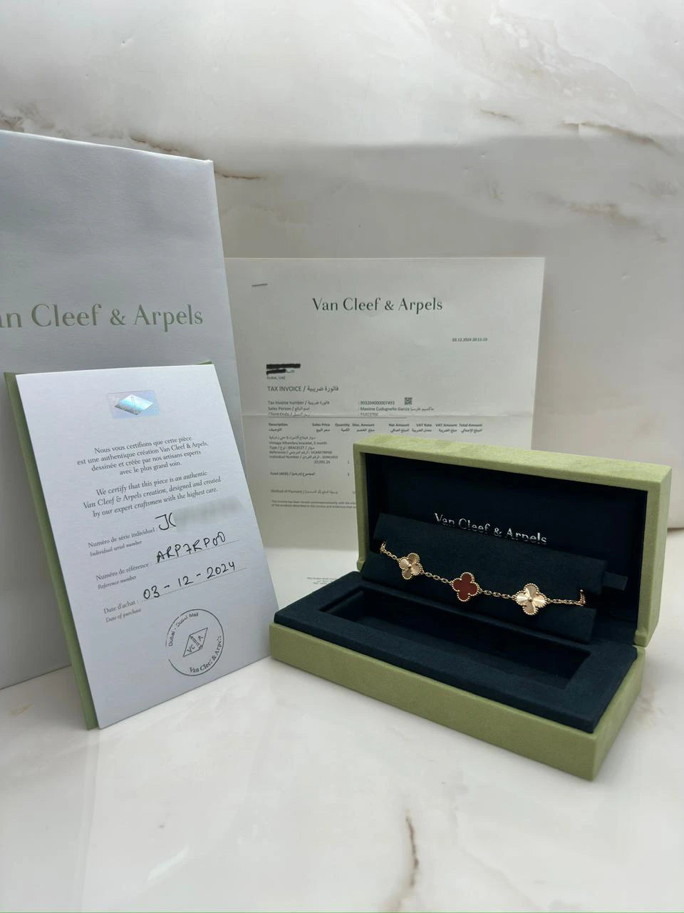 Van Cleef And Arpels Vintage Alhambra 5 Motifs Bracelet