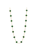 Van Cleef And Arpels Vintage Alhambra Long Necklace 20 Motifs