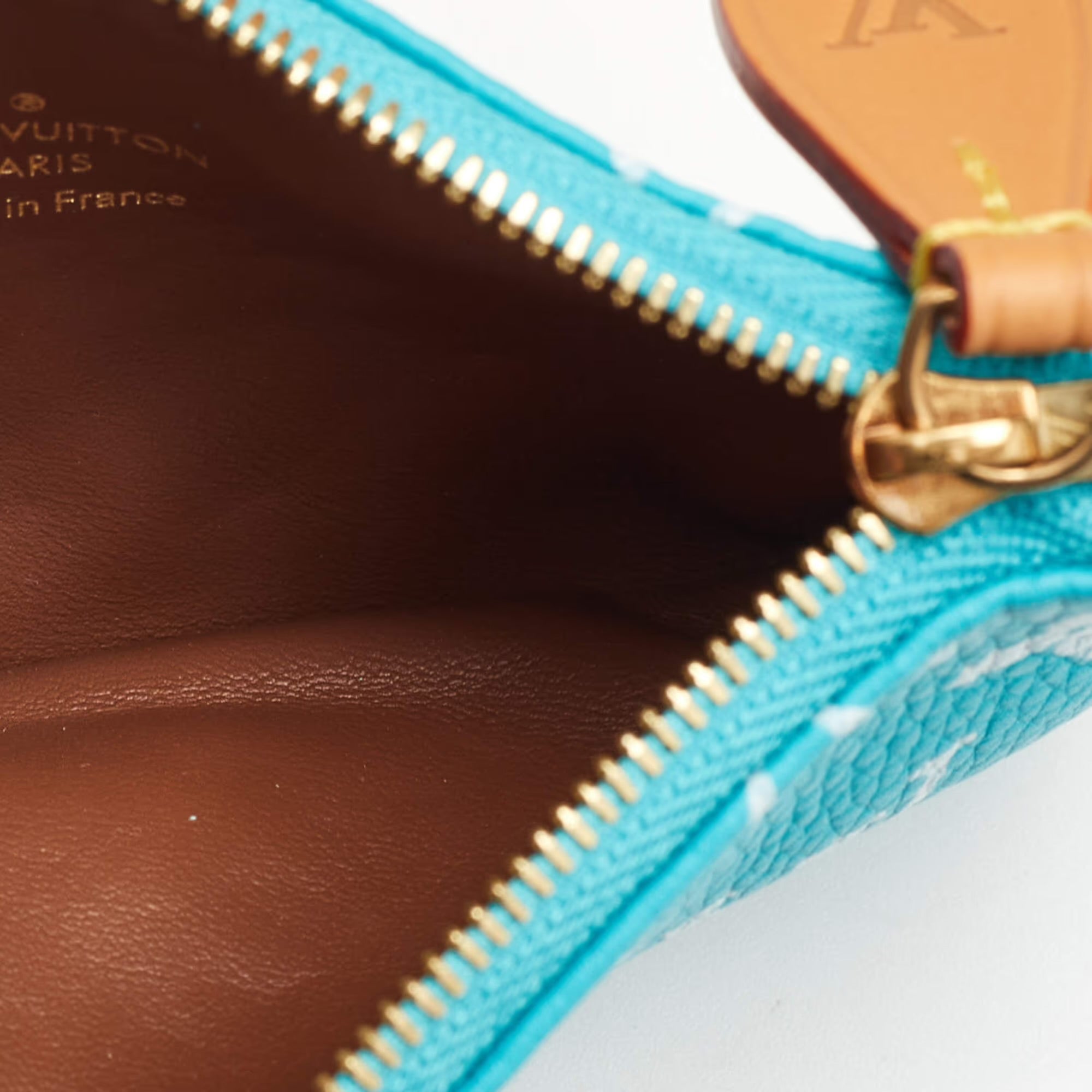 Louis Vuitton Speedy P9 Bandoulière 25 Turquoise Leather Bag