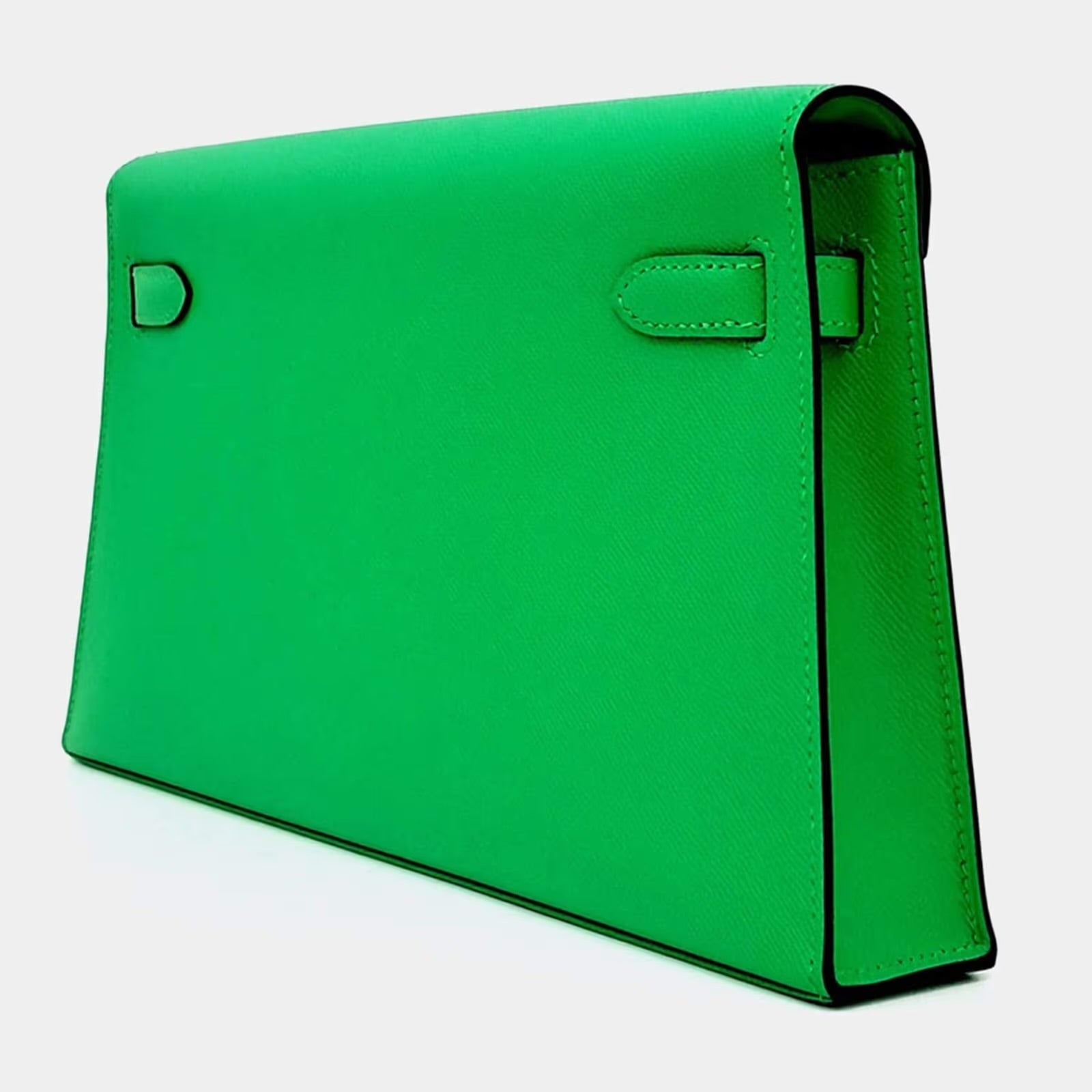 Hermes Leather Vert Cosmics Kelly Elan (B)