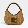 MIU MIU MINI WICKER WANDER BAG