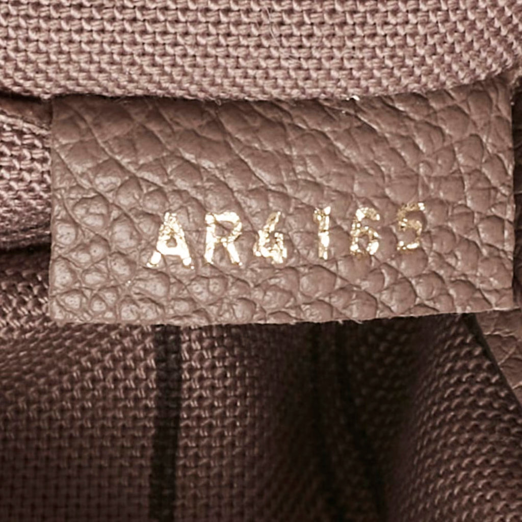 Louis Vuitton Beige Monogram Empreinte Leather Mazarine PM Bag