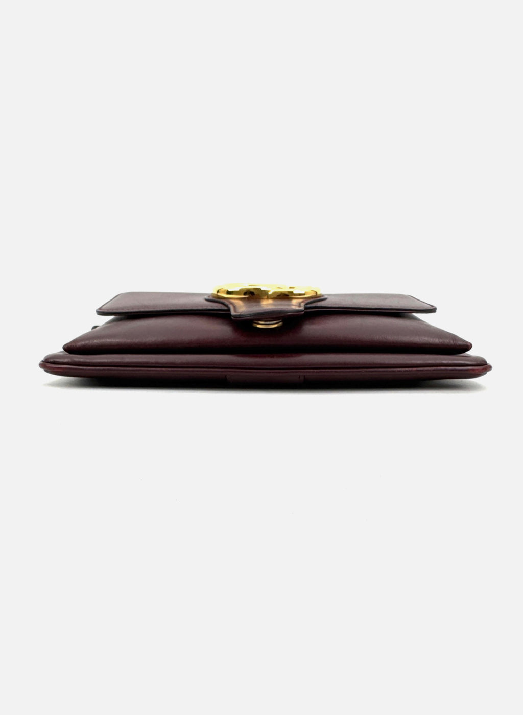 GUCCI Arli Shoulder Bag GG Marmont Burgundy Leather Crossbody