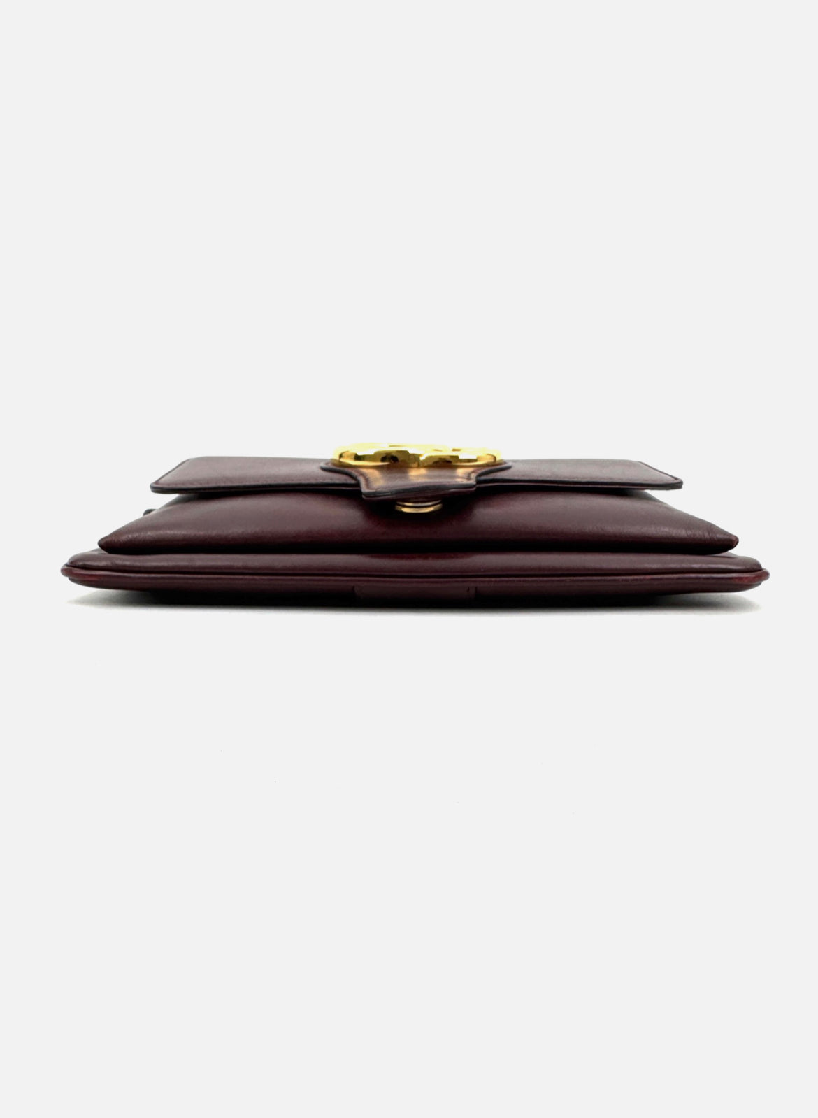 GUCCI Arli Shoulder Bag GG Marmont Burgundy Leather Crossbody