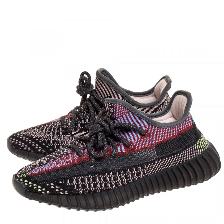 Yeezy x Adidas Multicolor Cotton Knit Boost 350 Yecheil Sneakers Size 36