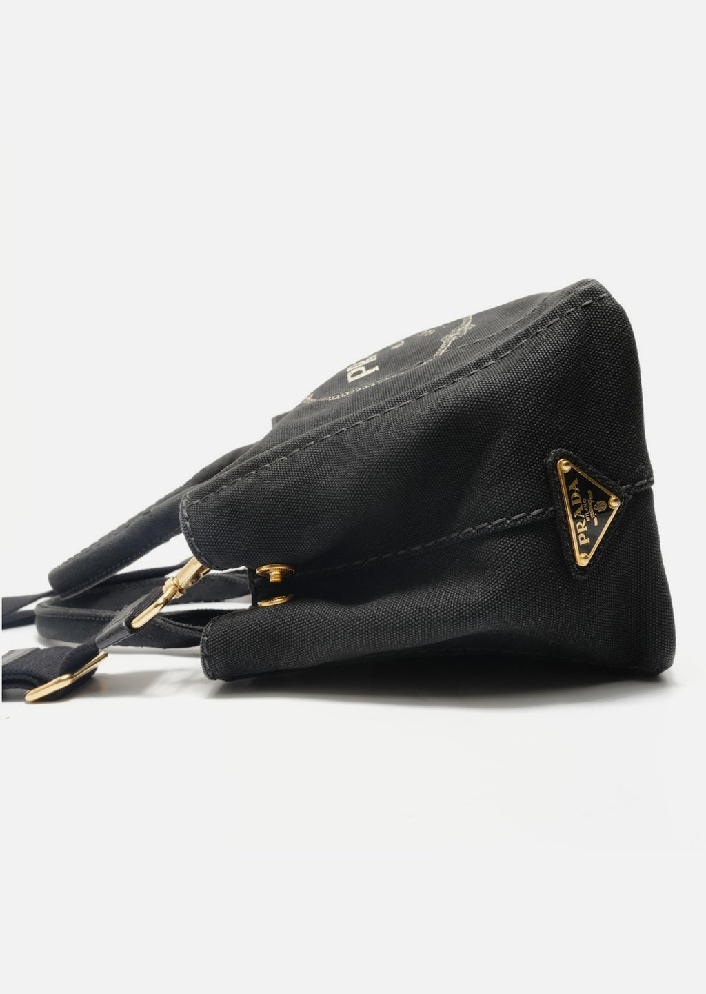 PRADA Canapa SS 2WAY Handbag black