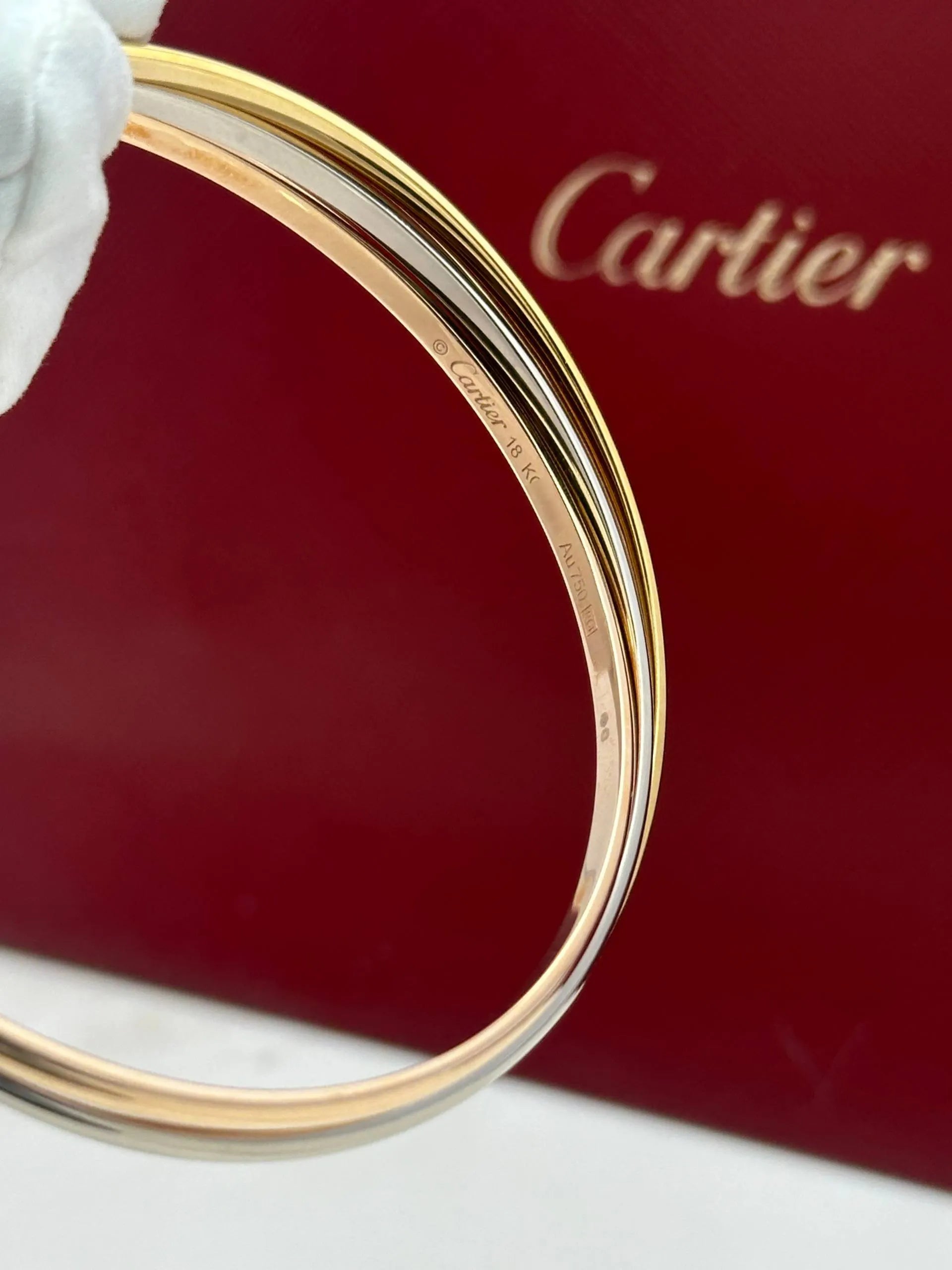 Cartier Trinity Bracelet Size 18