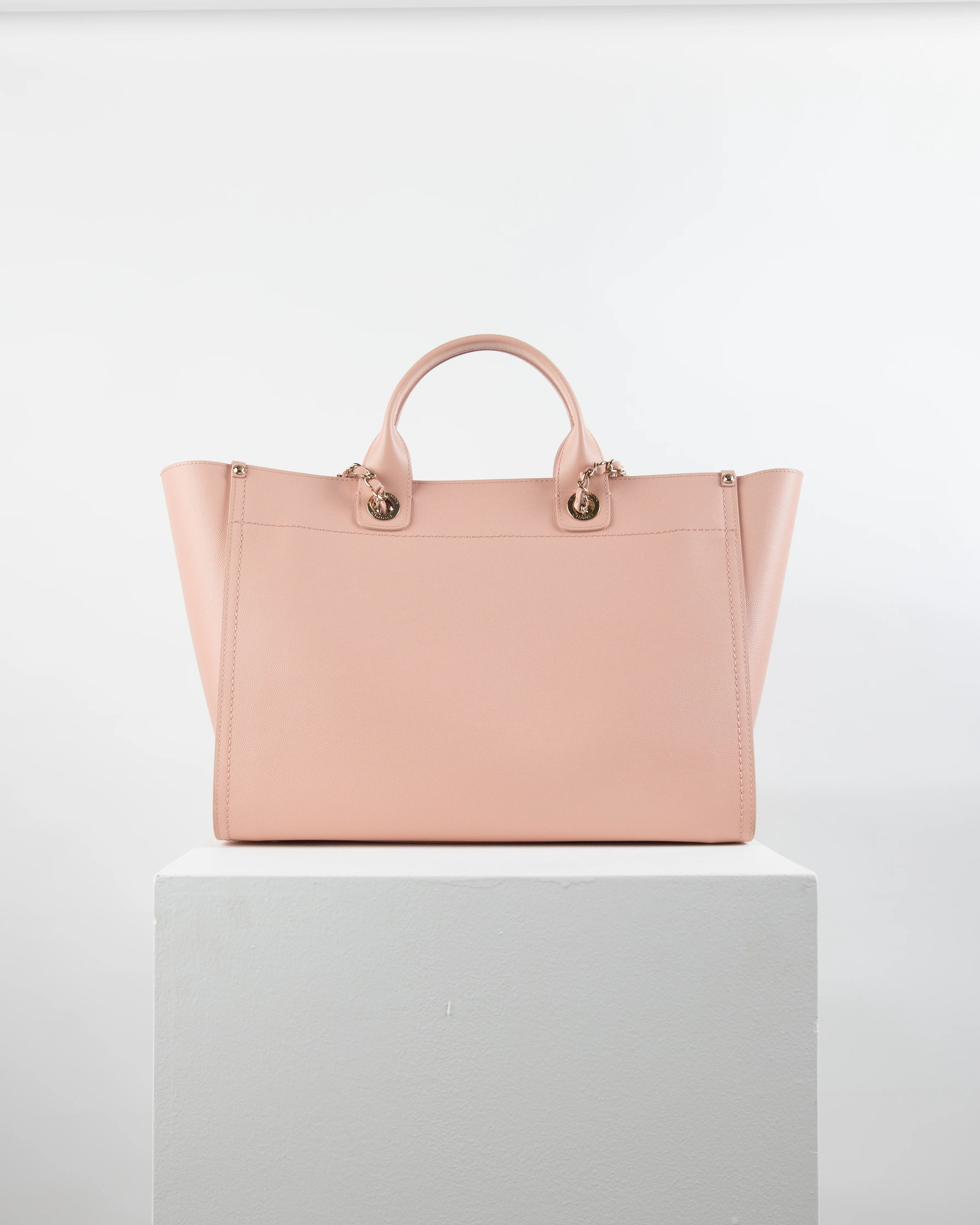 Chanel Deauville Large Pink Tote Bag