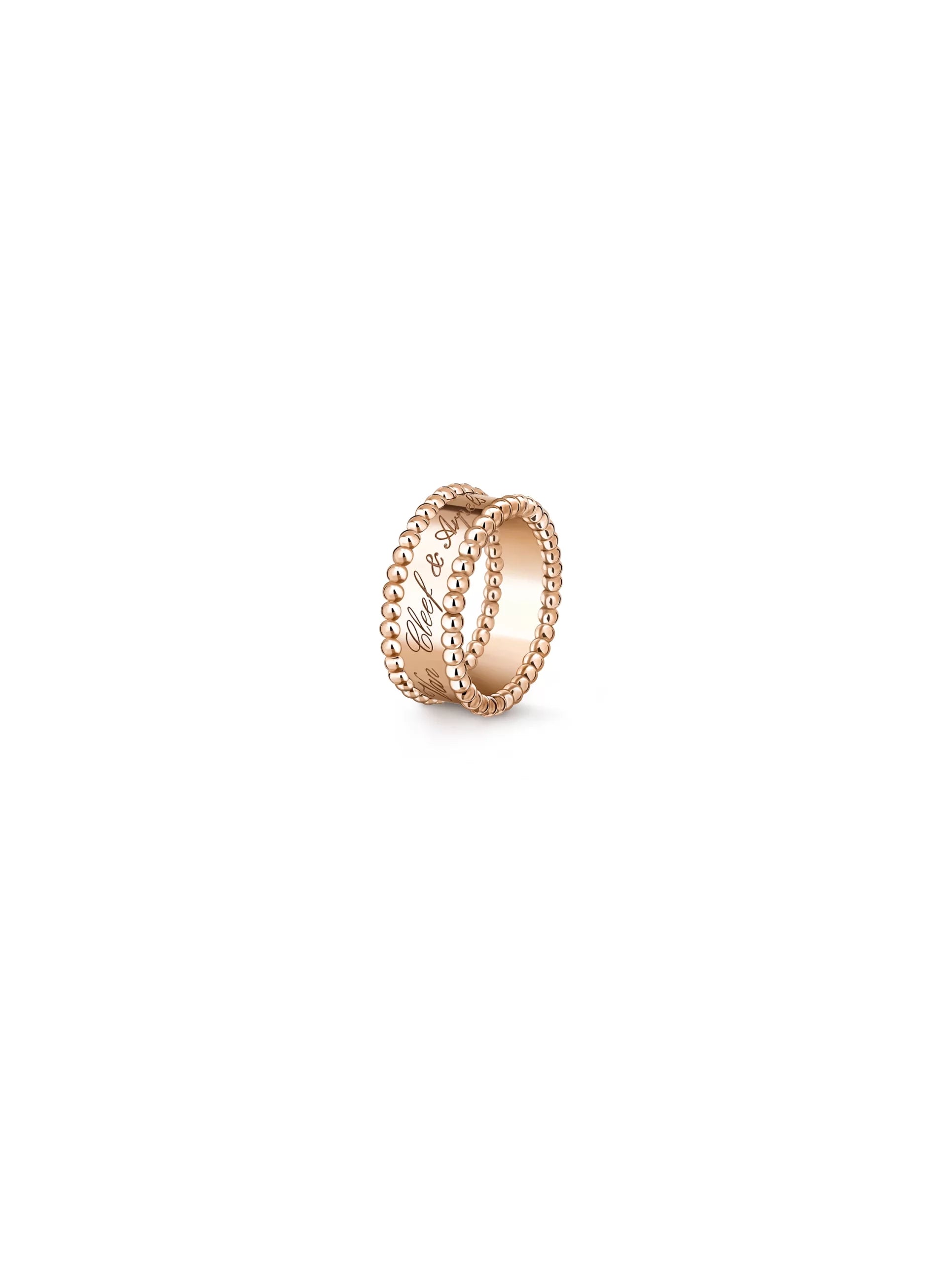 Van Cleef And Arpels Perlee Signature Ring Size 58
