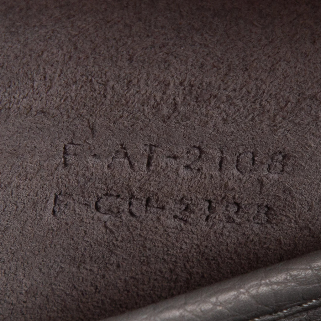 Celine Grey Calfskin Leather Nano Luggage Tote