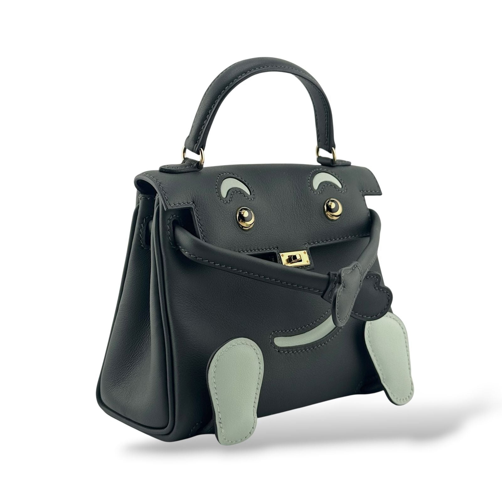 Hermes Kelly Doll Vert Fonce/Vert Peppermint Swift PBHW