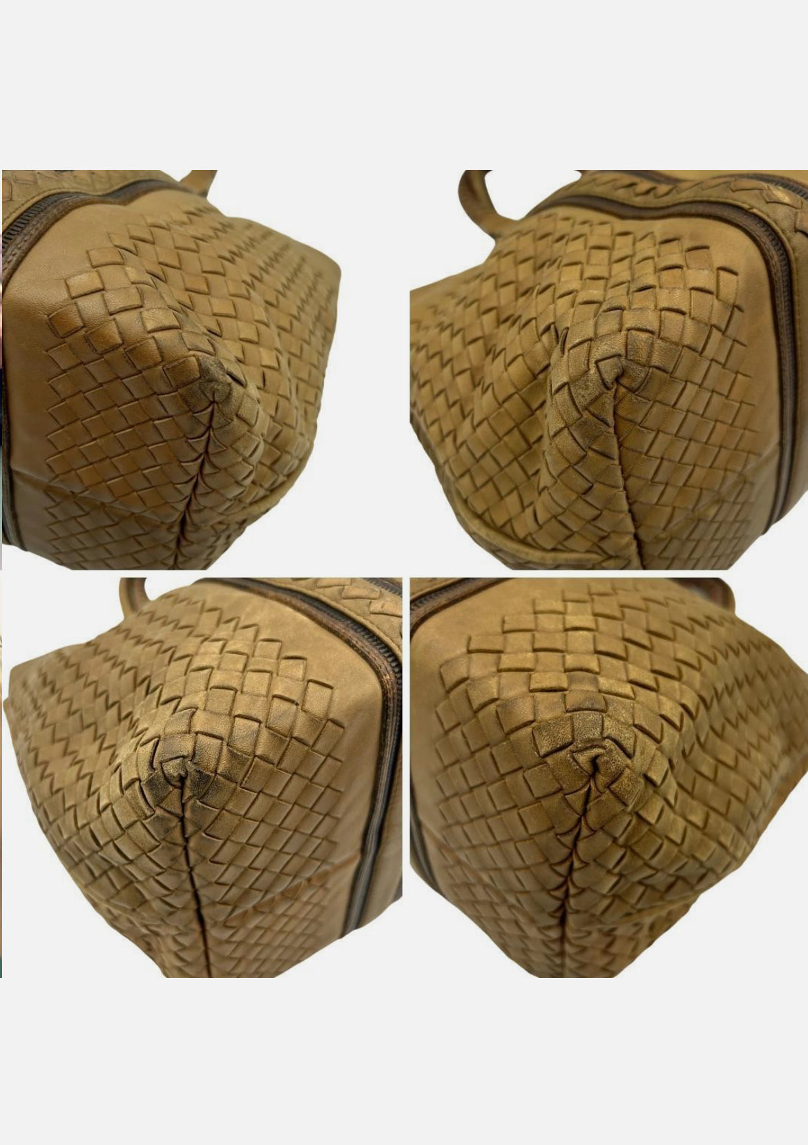 Bottega Veneta Intrecciato Leather Tote Bag Brown