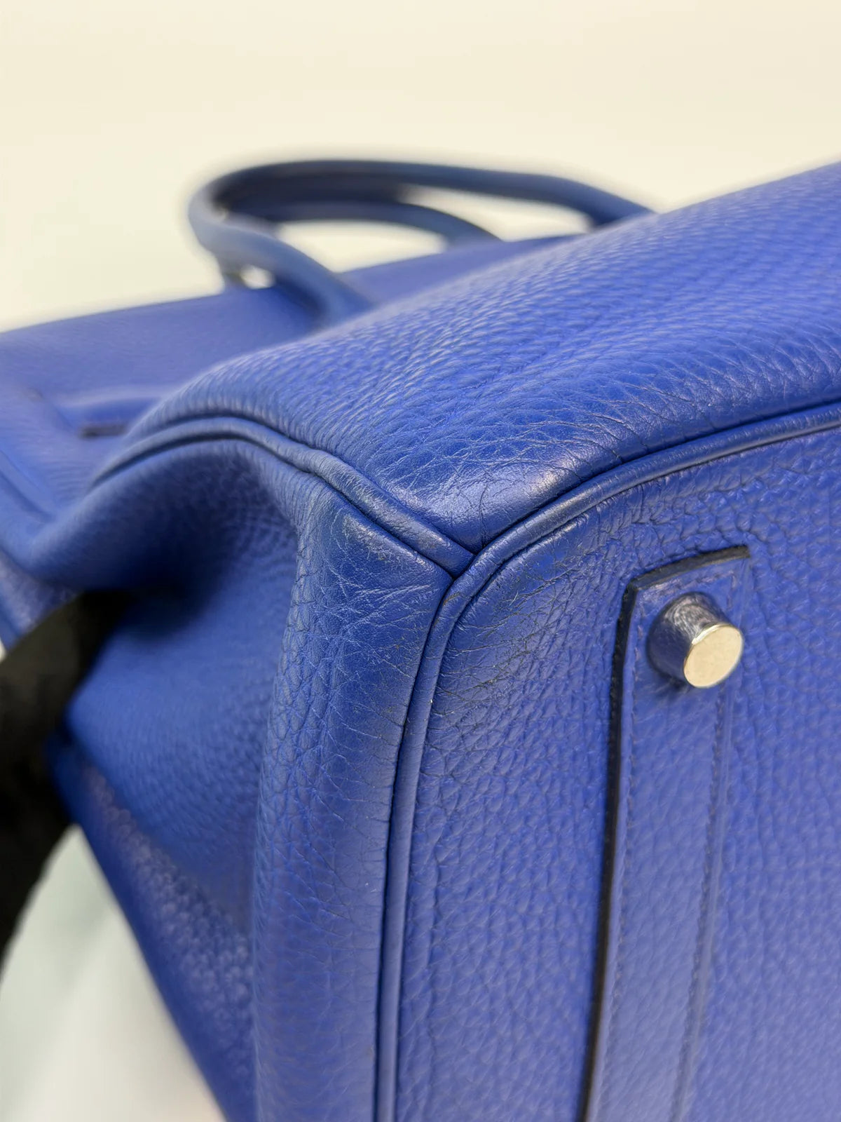 HERMÈS BIRKIN 35 ELECTRIC BLEU TOGO LEATHER WITH PALLADIUM HARDWARE