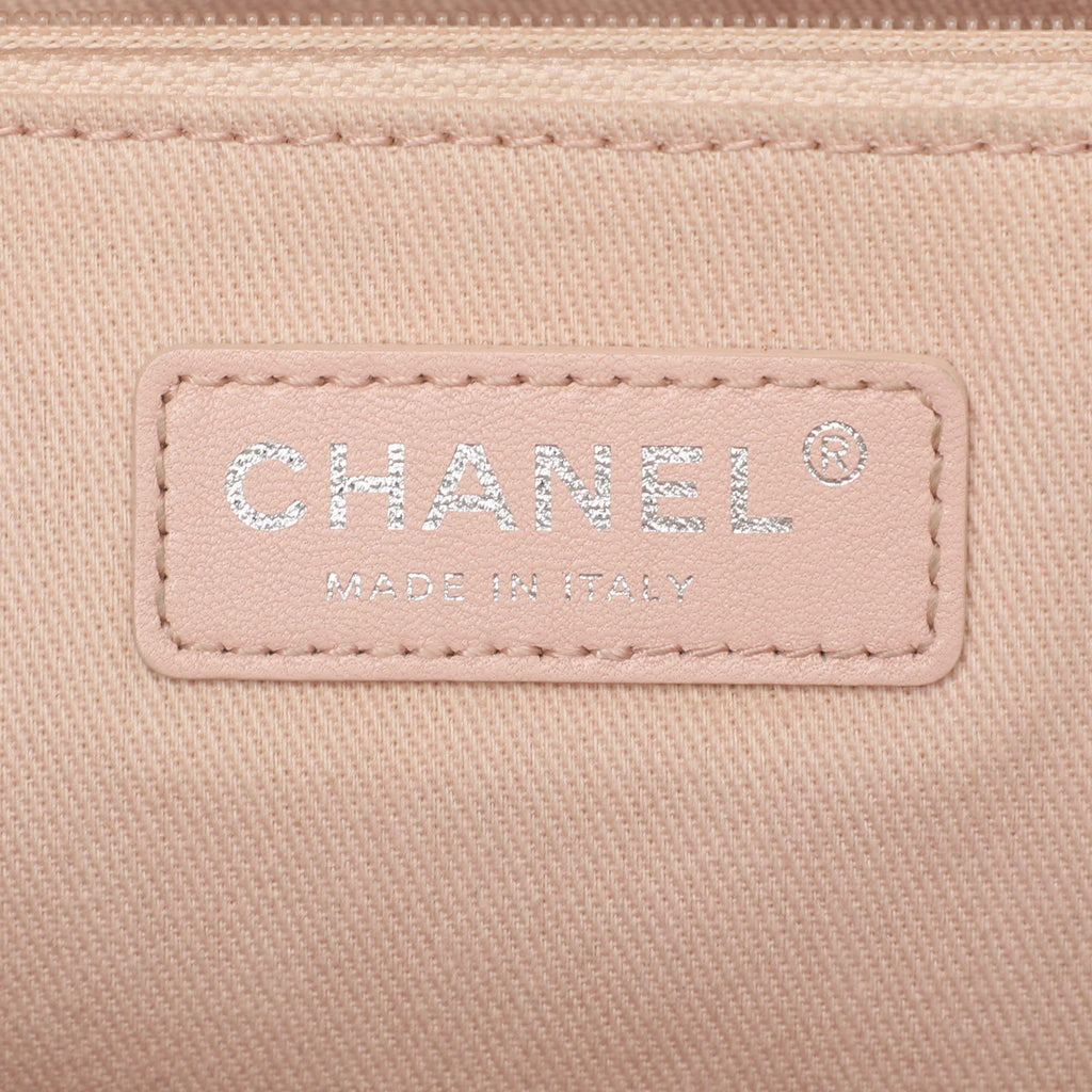 Chanel Deauville Medium Pink Canvas Tote