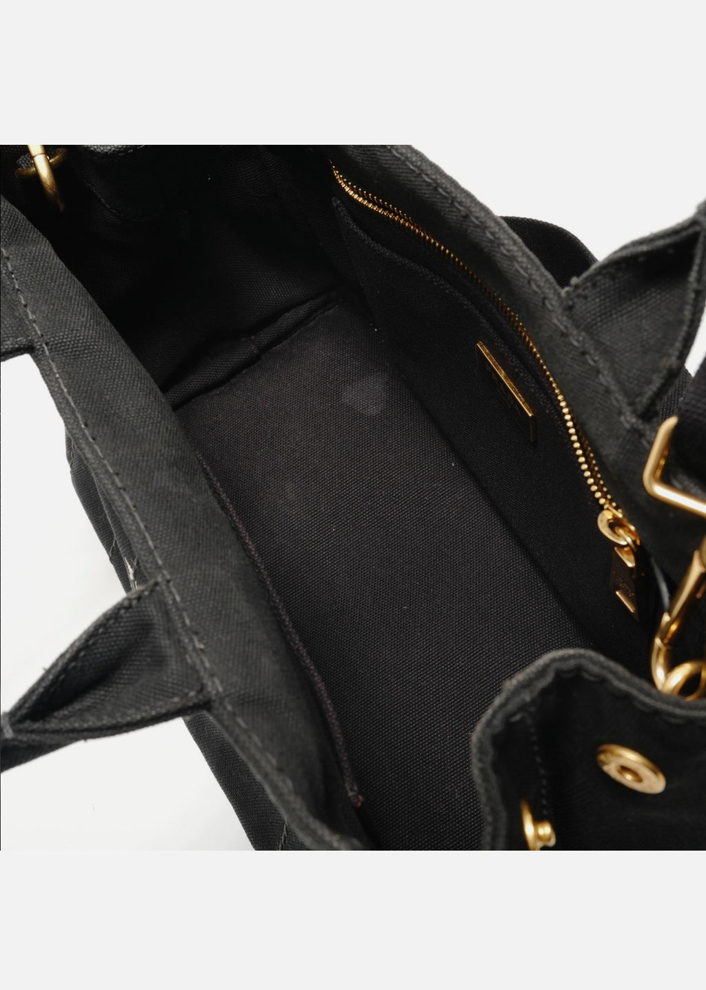PRADA Canapa SS 2WAY Handbag black