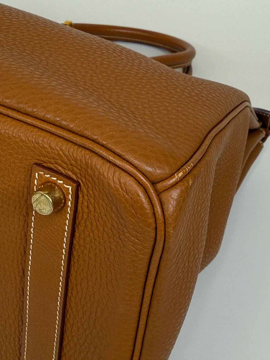 HERMÈS BIRKIN 35 IN GOLD TOGO LEATHER WITH GOLD HARDWARE