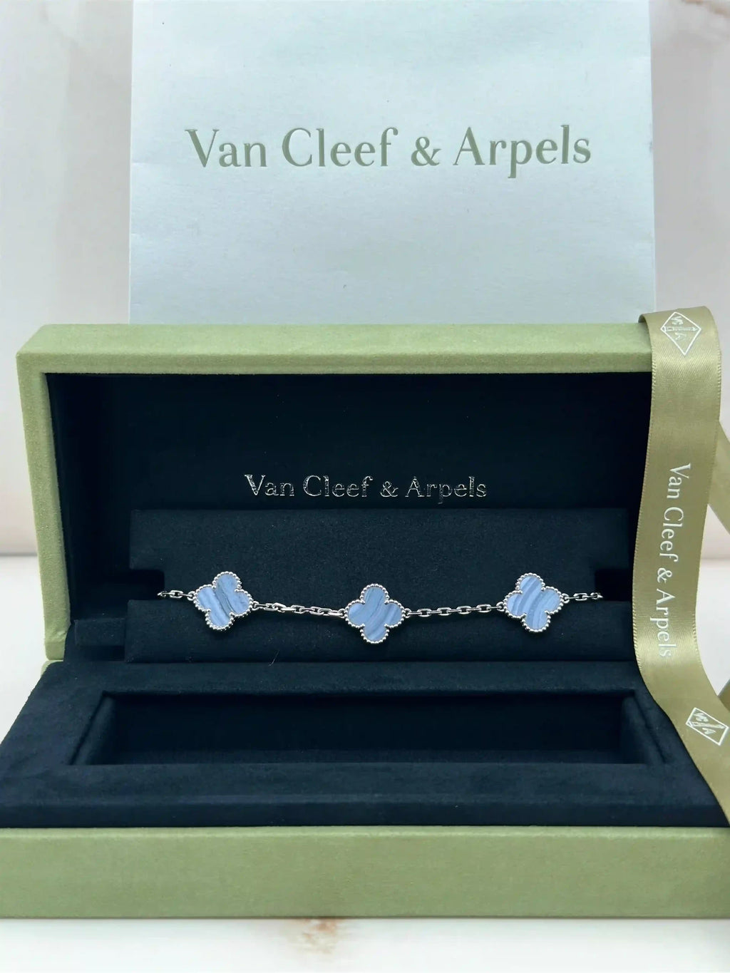 Van Cleef And Arpels Vintage Alhambra Bracelet 5 Motifs