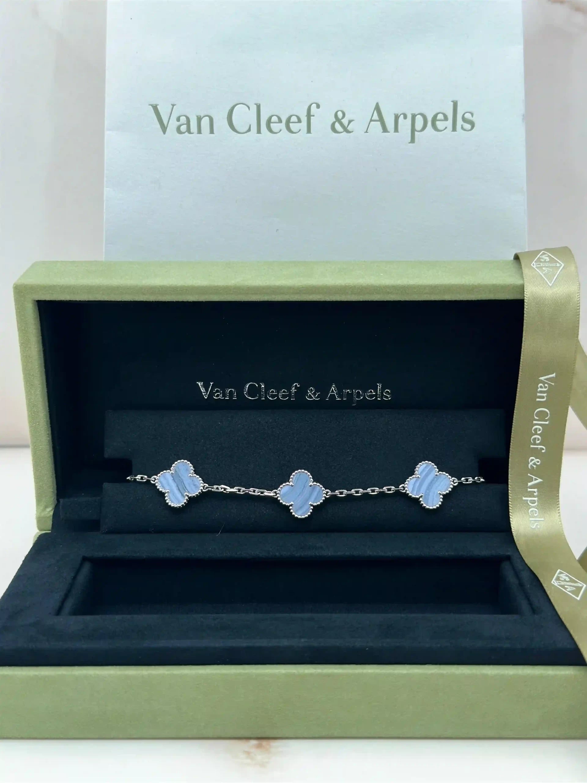 Van Cleef And Arpels Vintage Alhambra Bracelet 5 Motifs
