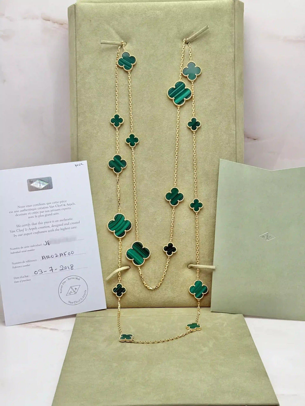 Van Cleef And Arpels Alhambra Long Necklace 16 Motifs