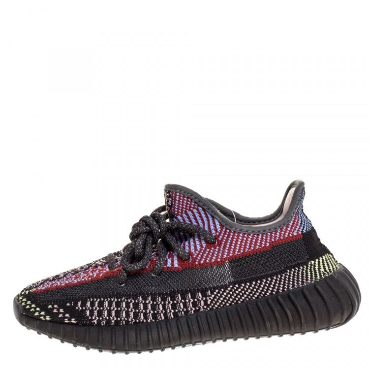 Yeezy x Adidas Multicolor Cotton Knit Boost 350 Yecheil Sneakers Size 36