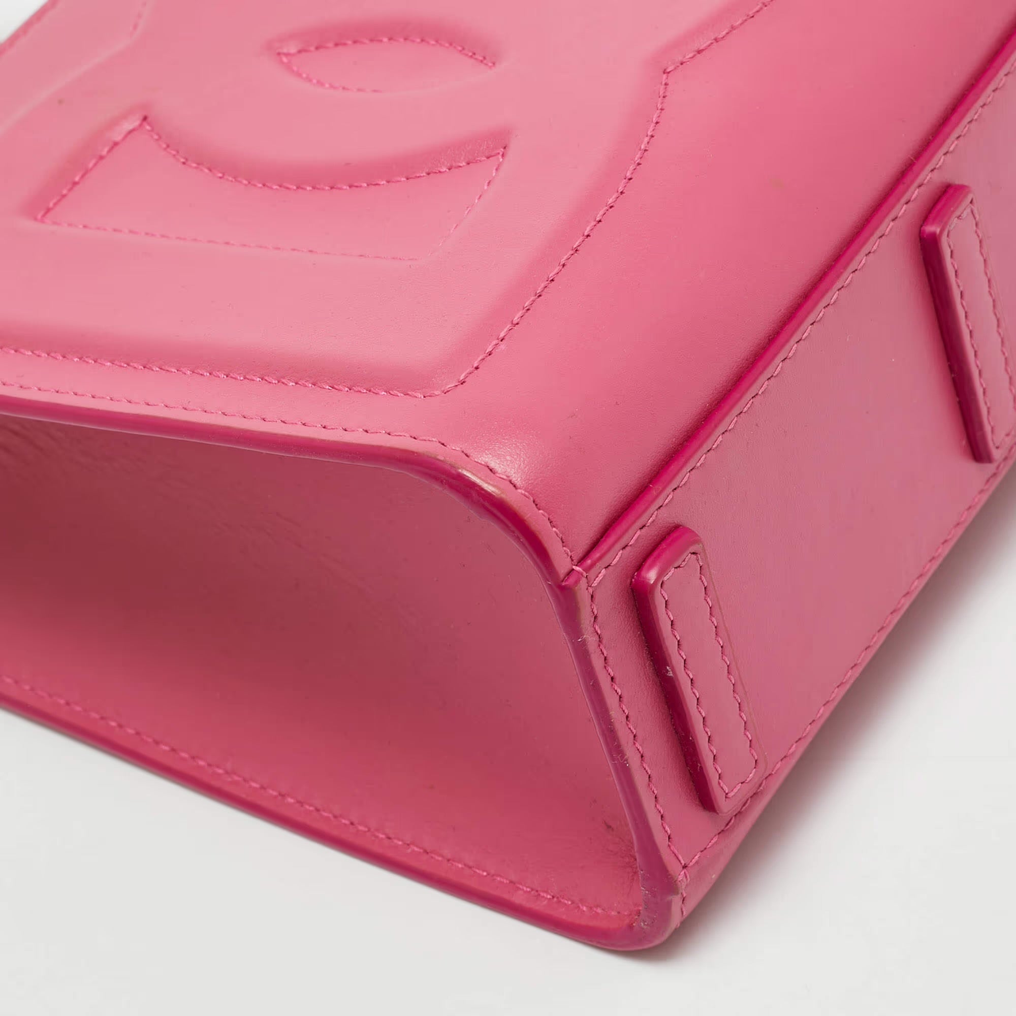 Dolce & Gabbana DG Daily Mini Pink Leather Tote