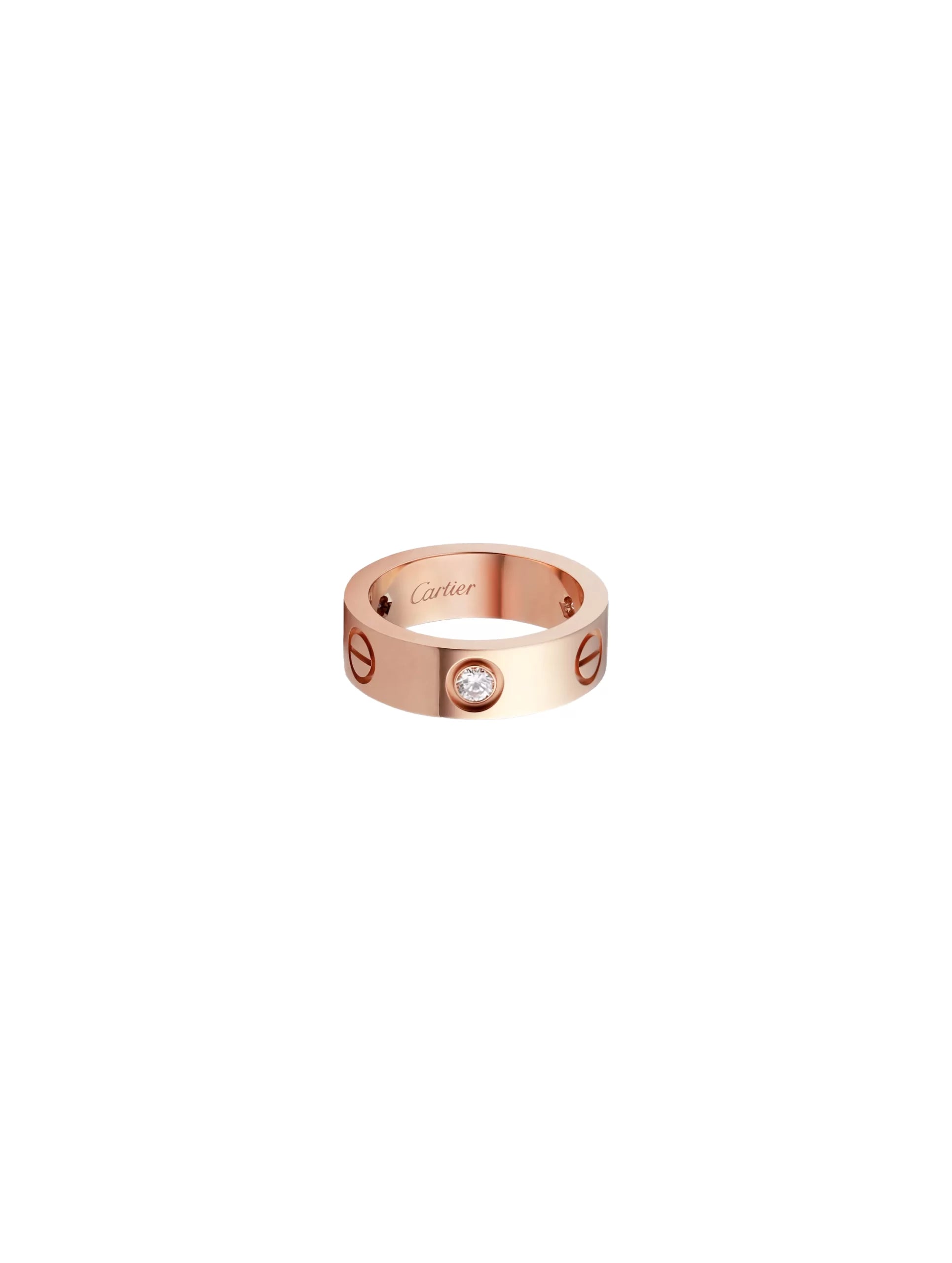 Cartier Love Ring 3 Diamonds Size 50