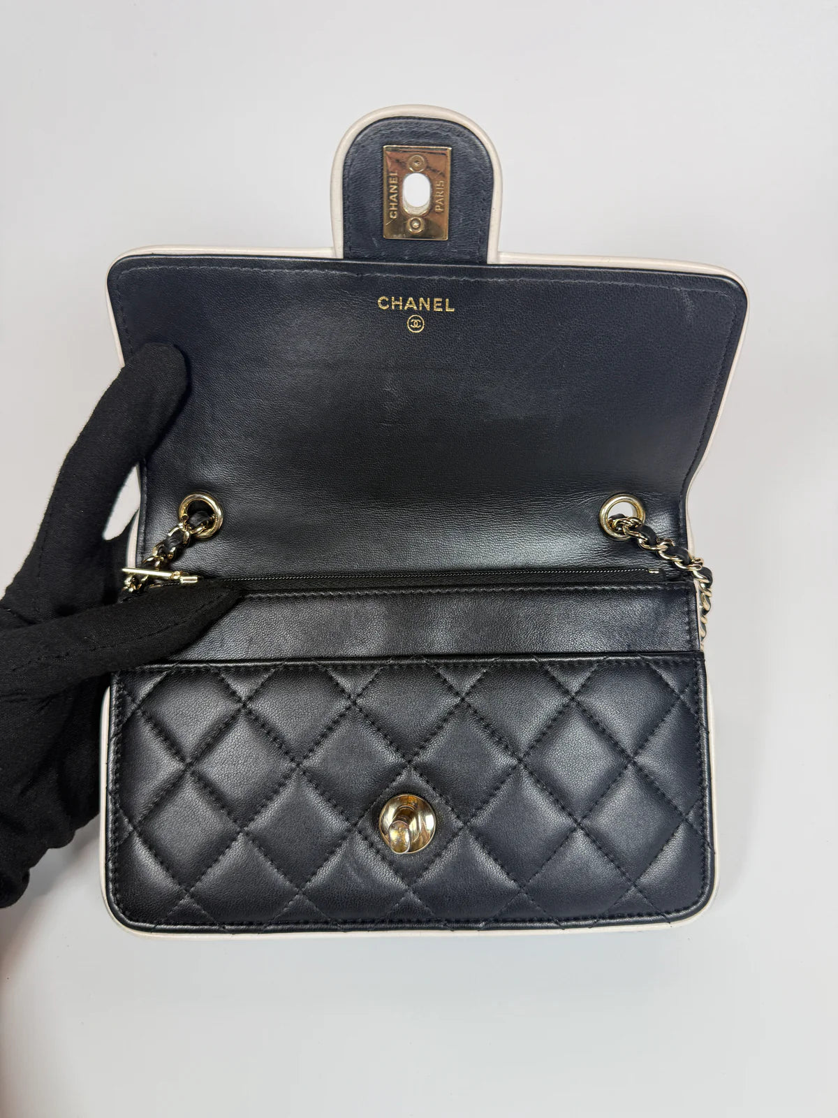 CHANEL WALLET ON CHAIN 2026 COLLECTION WITH PALE GOLD HARDWARE